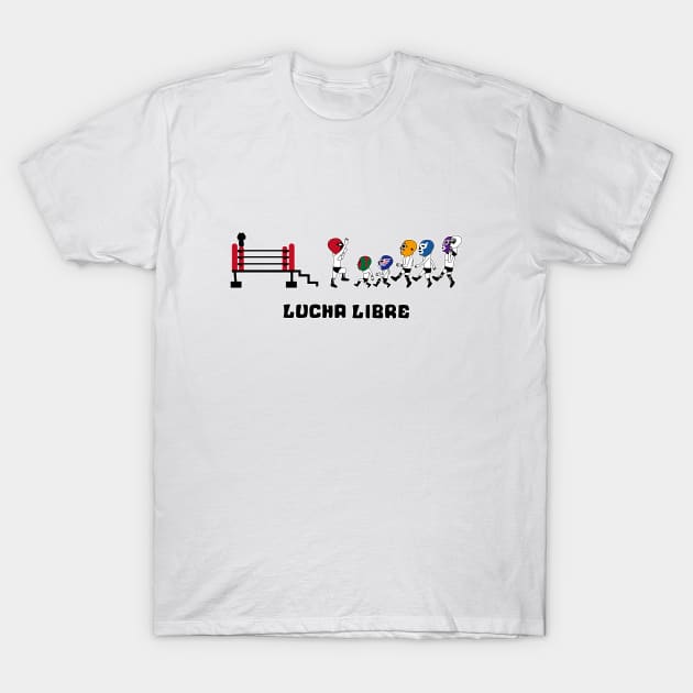 Familia de luchadores10a T-Shirt by RK58